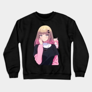 anime cute shiori Crewneck Sweatshirt